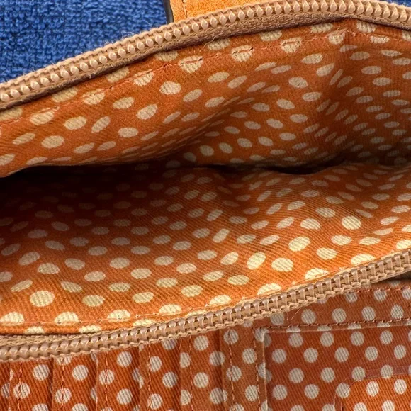 Rare Fossil Key-Per perforated leather floral bifold wallet - Picture 5 of 5